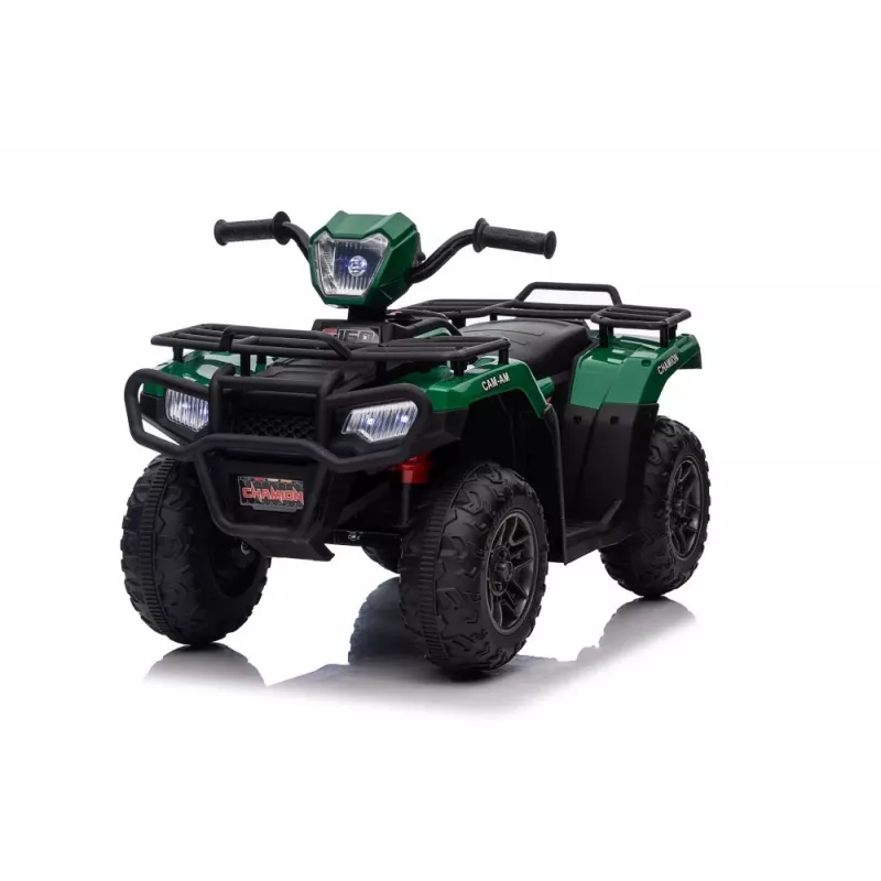 LEAN CARS elektrinis kvadraciklis JC915 žalias – 12V, 2x35W, vaikų visureigis