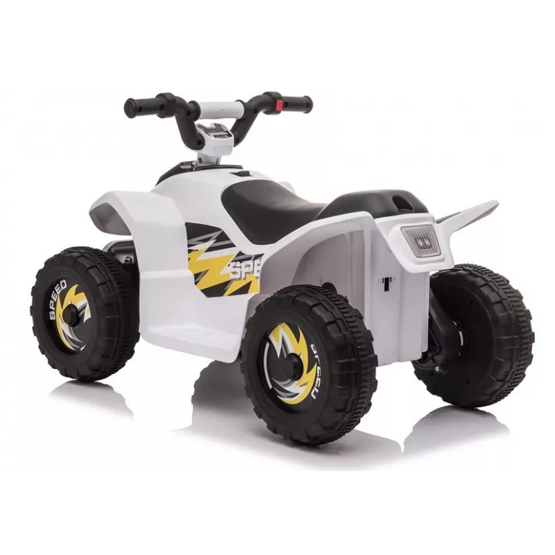 LEAN CARS elektrinis vaikiškas keturratis XMX612 Baltas