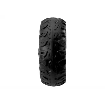 LEAN CARS EVA Wheel A032 – 10 colių vientisas putplasčio ratas vežimėliui, 45 mm plotis, juodas