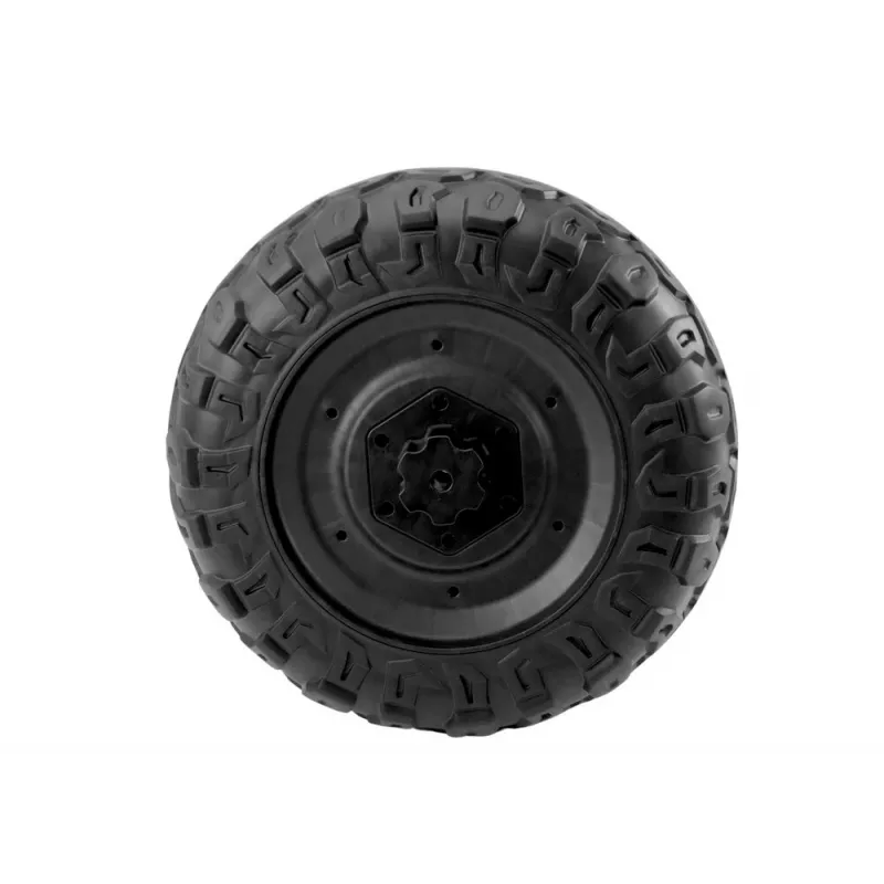 LEAN CARS EVA Wheel A032 – 10 colių vientisas putplasčio ratas vežimėliui, 45 mm plotis, juodas