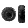 LEAN CARS EVA Wheel A032 – 10 colių vientisas putplasčio ratas vežimėliui, 45 mm plotis, juodas