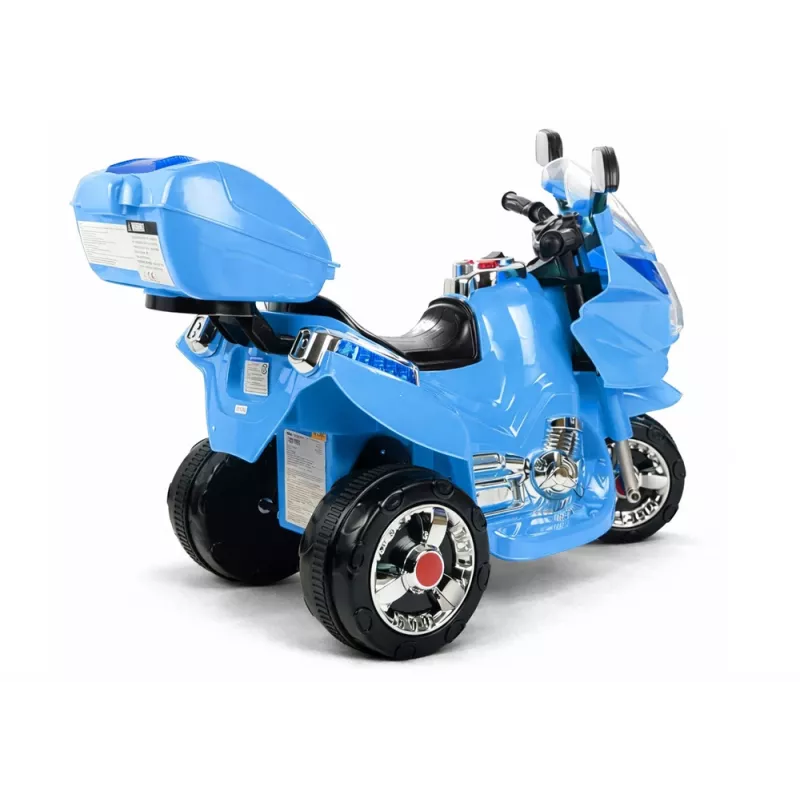 LEAN CARS HC8051 mėlynas elektrinis motociklas vaikams