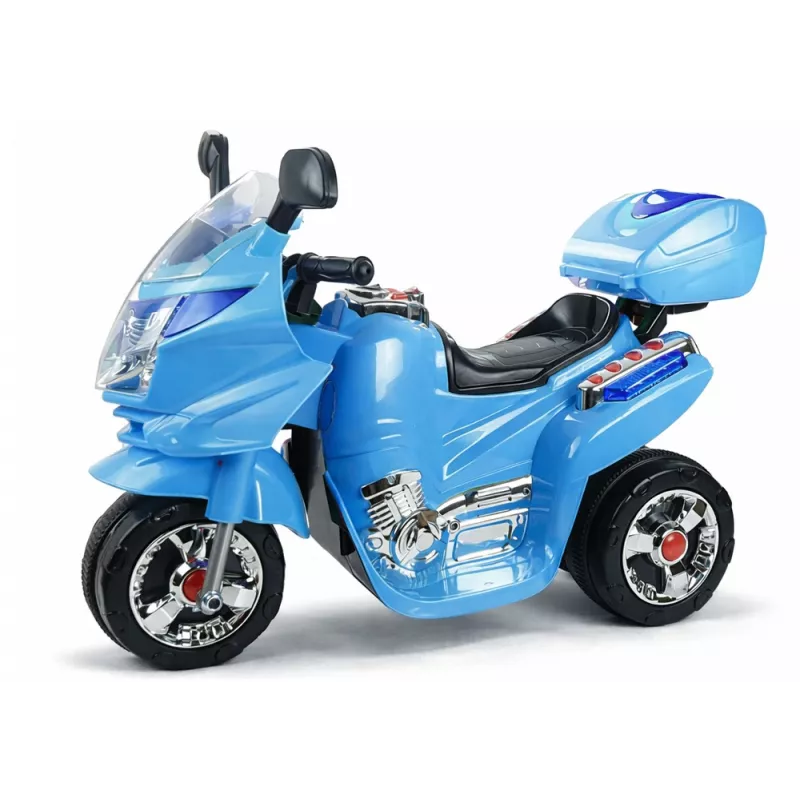 LEAN CARS HC8051 mėlynas elektrinis motociklas vaikams