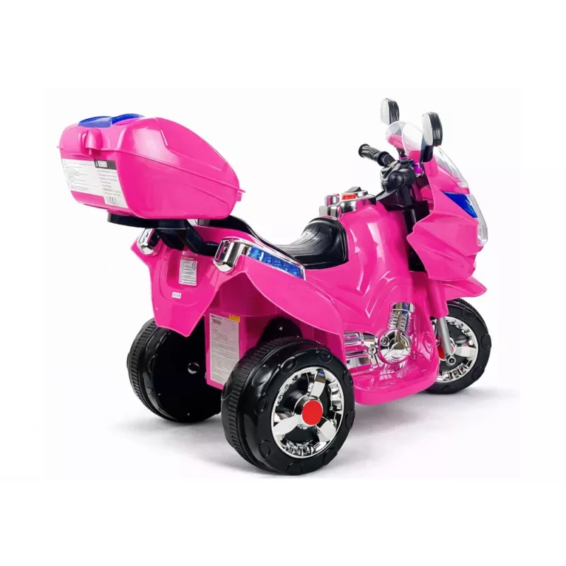 LEAN CARS HC8051 Pink Electric Ride On Motorcycle