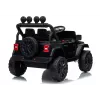 LEAN CARS Jeep Rubicon DK-JWR558 24V vaikiškas automobilis su nuotolinio valdymo pultu, juodas