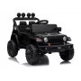 LEAN CARS Jeep Rubicon DK-JWR558 24V vaikiškas automobilis su nuotolinio valdymo pultu, juodas