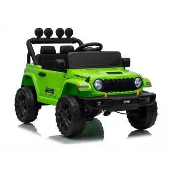 LEAN CARS Jeep Rubicon DK-JWR558 24V Green vaikiškas automobilis su akumuliatoriumi