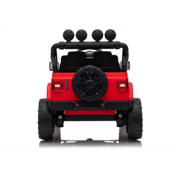 LEAN CARS Jeep Rubicon DK-JWR558 24V Red – elektrinis automobilis vaikams
