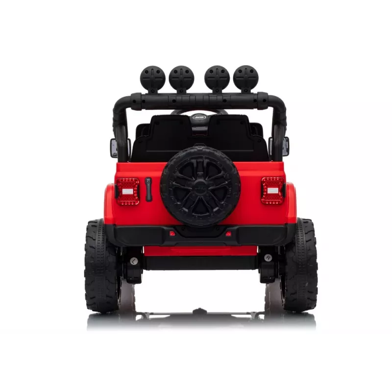 LEAN CARS Jeep Rubicon DK-JWR558 24V Red – elektrinis automobilis vaikams