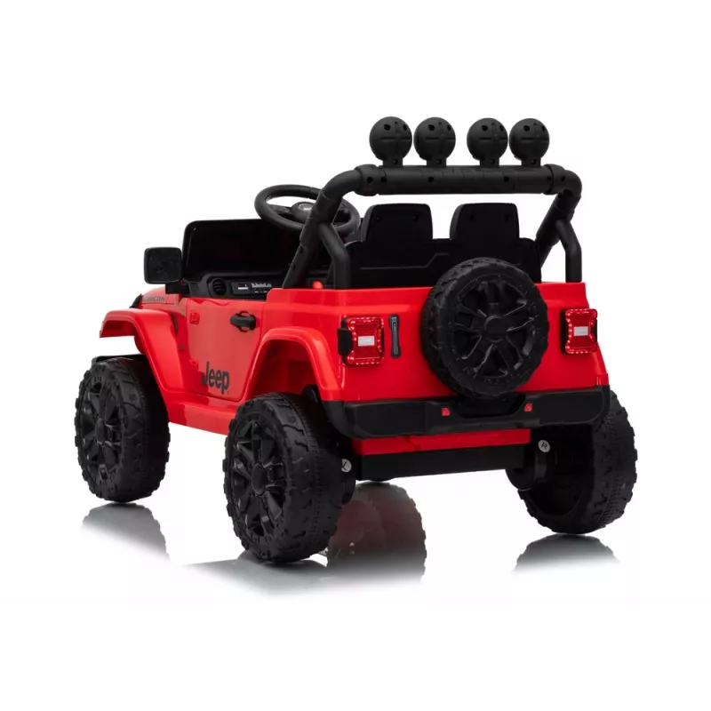 LEAN CARS Jeep Rubicon DK-JWR558 24V Red – elektrinis automobilis vaikams