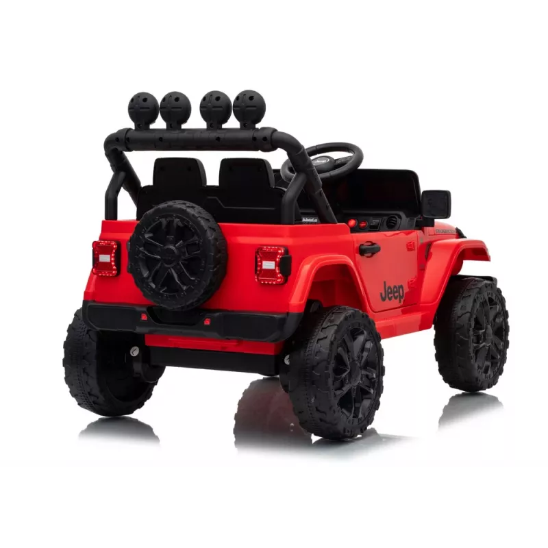 LEAN CARS Jeep Rubicon DK-JWR558 24V Red – elektrinis automobilis vaikams