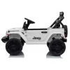LEAN CARS Jeep Rubicon DK-JWR558 24V Baltas elektrinis automobilis vaikams
