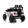 LEAN CARS Jeep Rubicon DK-JWR558 24V Baltas elektrinis automobilis vaikams