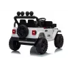 LEAN CARS Jeep Rubicon DK-JWR558 24V Baltas elektrinis automobilis vaikams