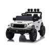 LEAN CARS Jeep Rubicon DK-JWR558 24V Baltas elektrinis automobilis vaikams