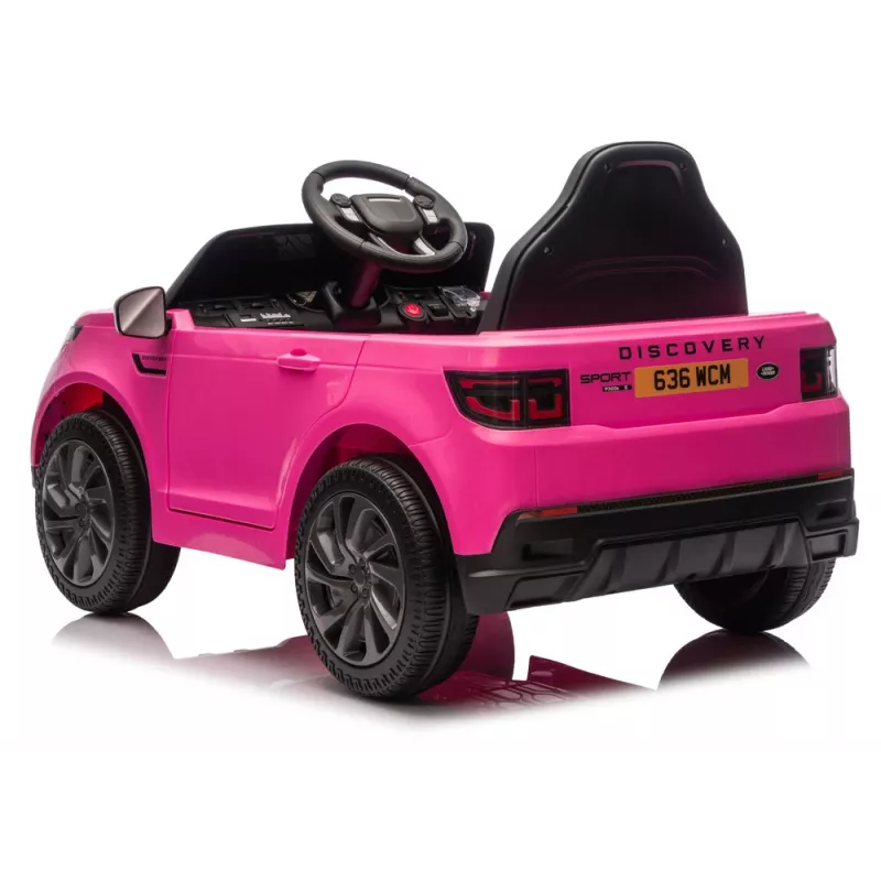 LEAN CARS Land Rover Discovery DLS-K06 Pink baterijomis varomas važinėjantis automobilis