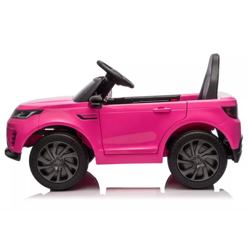 LEAN CARS Land Rover Discovery DLS-K06 Pink baterijomis varomas važinėjantis automobilis
