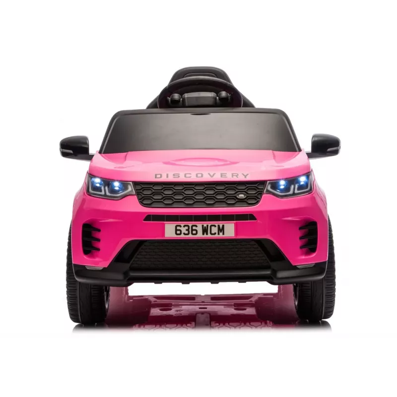 LEAN CARS Land Rover Discovery DLS-K06 Pink baterijomis varomas važinėjantis automobilis