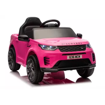LEAN CARS Land Rover Discovery DLS-K06 Pink baterijomis varomas važinėjantis automobilis