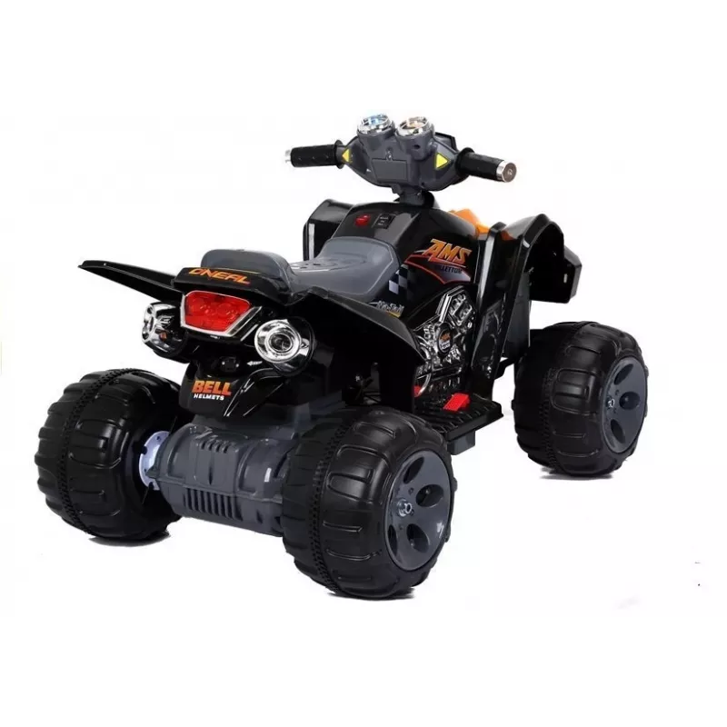 LEAN CARS Medium Quad Black - elektrinė vaikiška transporto priemonė