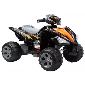 LEAN CARS Medium Quad Black - elektrinė vaikiška transporto priemonė