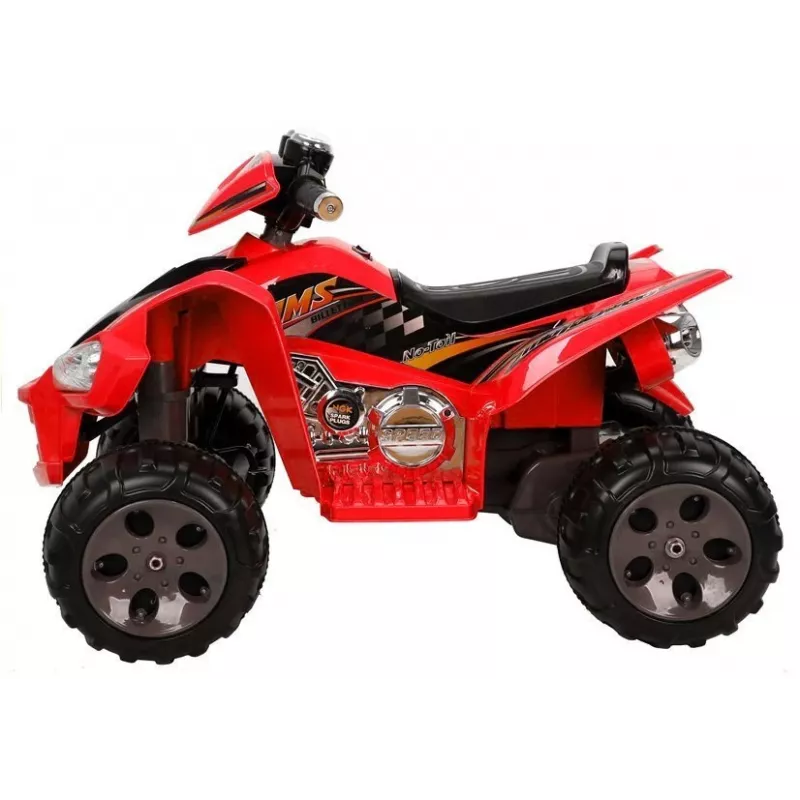 LEAN CARS Medium Quad Red – elektrinis važinėjimo keturratis
