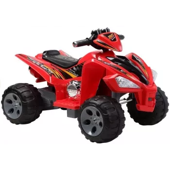 LEAN CARS Medium Quad Red – elektrinis važinėjimo keturratis