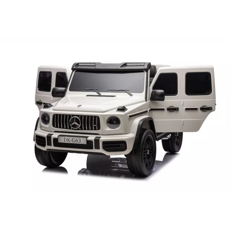 LEAN CARS Mercedes G63 XXL 24V akumuliatorinis automobiliukas baltas