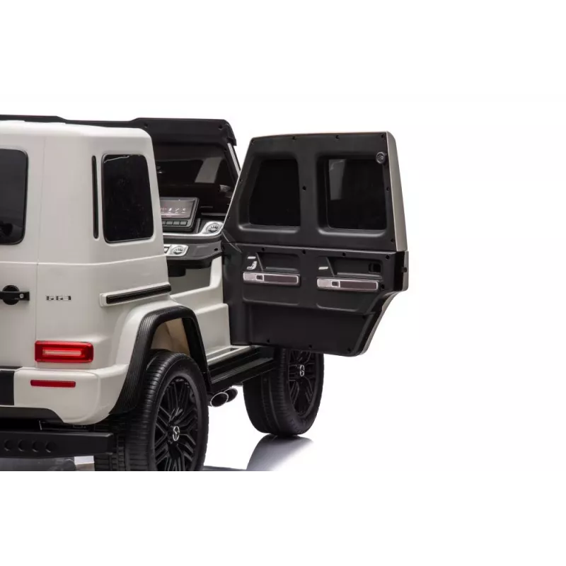 LEAN CARS Mercedes G63 XXL 24V akumuliatorinis automobiliukas baltas
