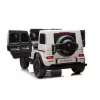 LEAN CARS Mercedes G63 XXL 24V akumuliatorinis automobiliukas baltas
