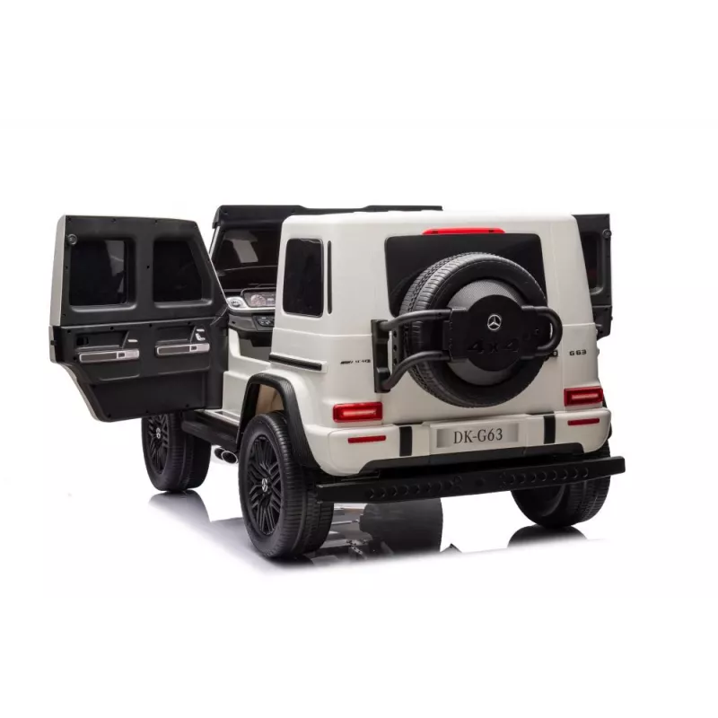 LEAN CARS Mercedes G63 XXL 24V akumuliatorinis automobiliukas baltas