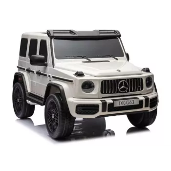 LEAN CARS Mercedes G63 XXL 24V akumuliatorinis automobiliukas baltas
