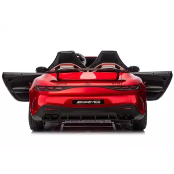 LEAN CARS Mercedes GT63 AMG DK-GT63 24V LCD baterijomis valdomas automobilis raudonas