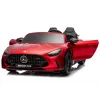LEAN CARS Mercedes GT63 AMG DK-GT63 24V LCD baterijomis valdomas automobilis raudonas