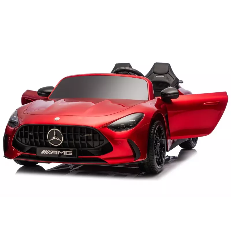 LEAN CARS Mercedes GT63 AMG DK-GT63 24V LCD baterijomis valdomas automobilis raudonas