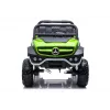 LEAN CARS Mercedes Unimog 12V Elektrinis važiuojamas automobilis Žalias