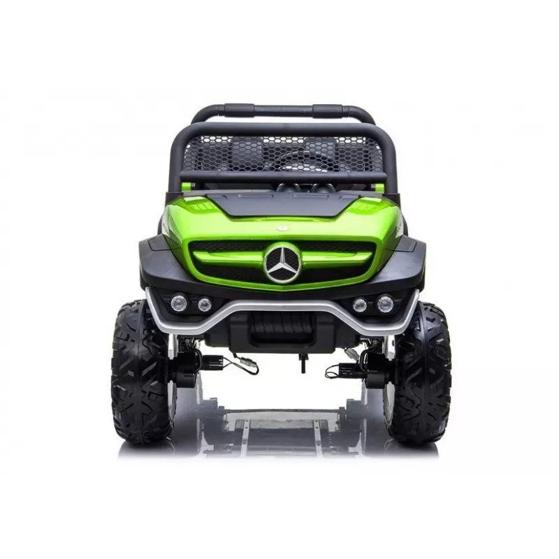 LEAN CARS Mercedes Unimog 12V Elektrinis važiuojamas automobilis Žalias