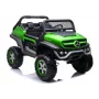 LEAN CARS Mercedes Unimog 12V Elektrinis važiuojamas automobilis Žalias