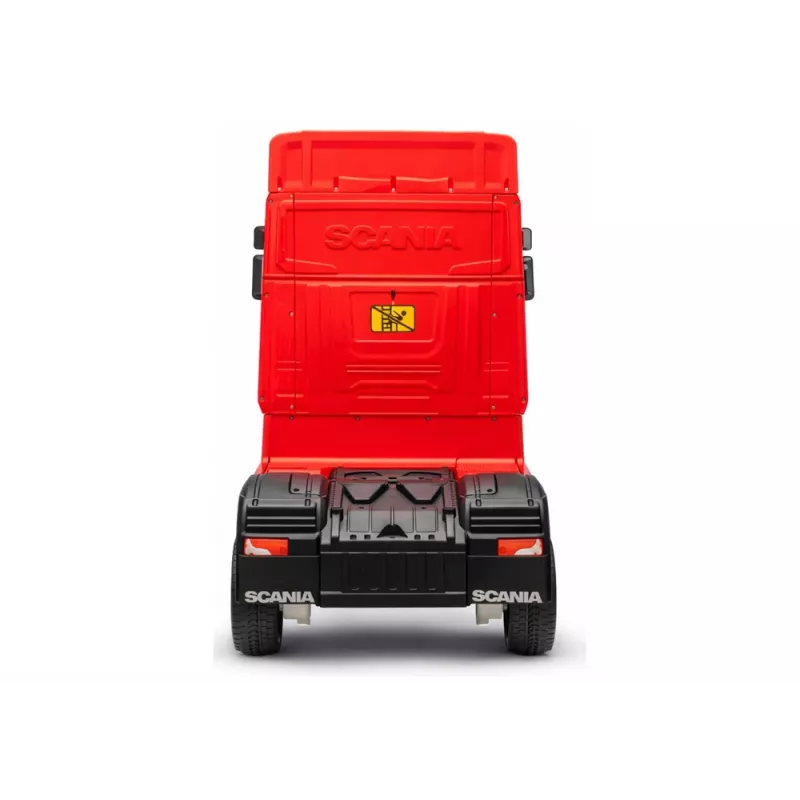 LEAN CARS Scania 500R HL698 12V elektrinis vaikiškas visureigis 4x4 raudonas su nuotolinio valdymo pultu