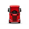 LEAN CARS Scania 500R HL698 12V elektrinis vaikiškas visureigis 4x4 raudonas su nuotolinio valdymo pultu
