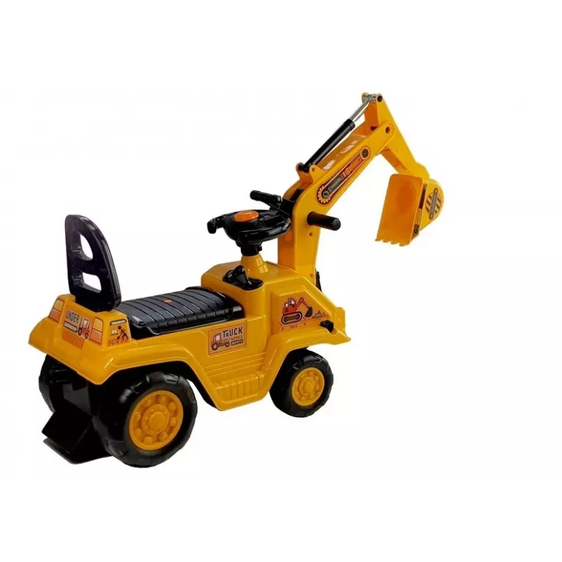 LEAN CARS Toddler Ride-on Excavator Movable Arm Potty 4814