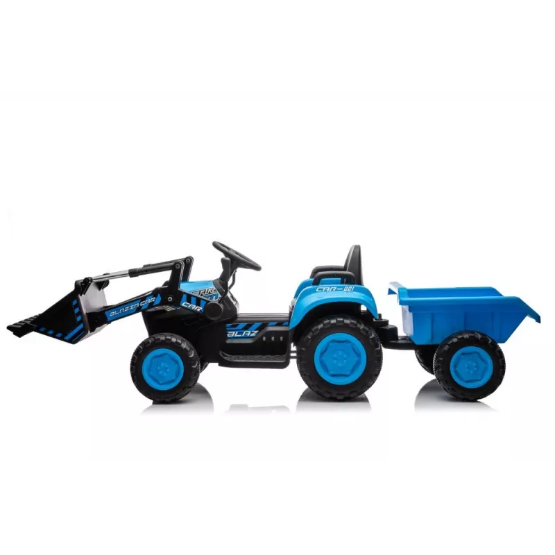 LEAN CARS Traktorius su kaušu BW-X002A Mėlynas