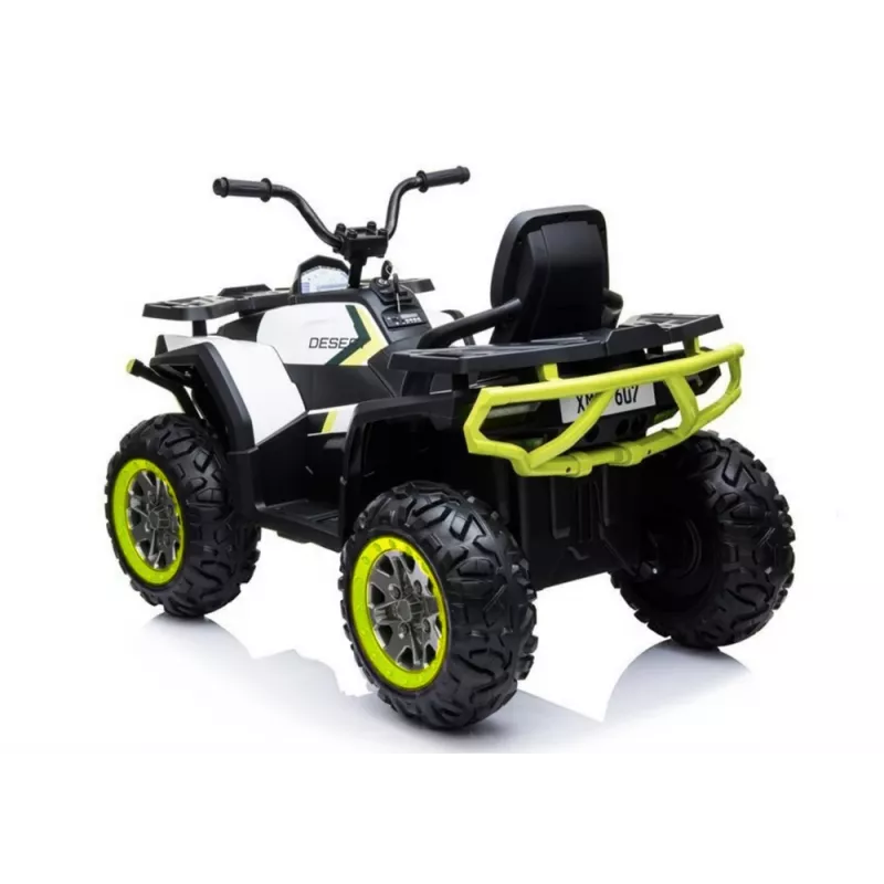 LEAN CARS XMX607 elektrinis keturratis vaikams – baltas