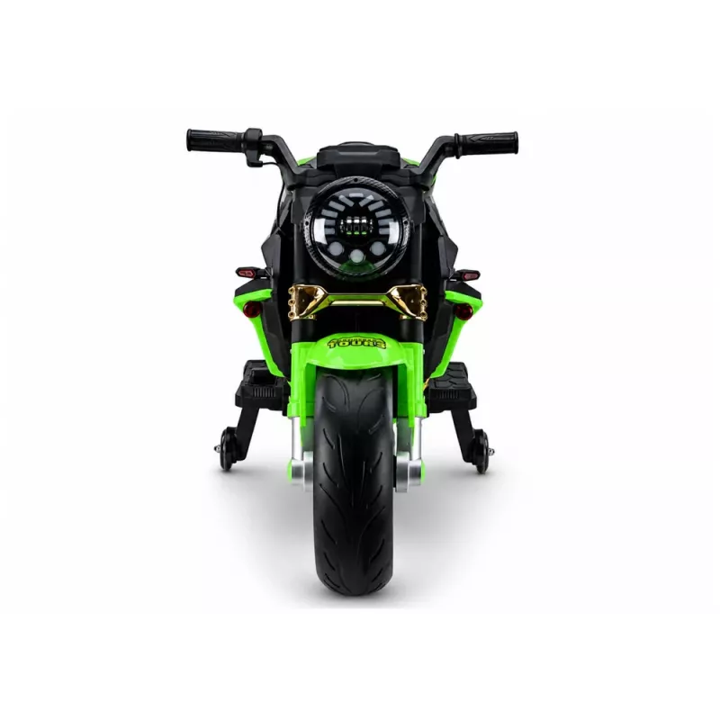 LEAN CARS XW-07 Elektrinis motociklas su LED ratais, žalias | Kur.lt