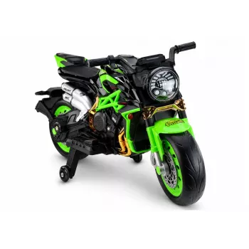 LEAN CARS XW-07 Elektrinis motociklas su LED ratais, žalias | Kur.lt