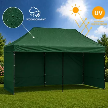 LEAN Express Garden Tent Catering Commercial Pavilion Green 3x6 M
