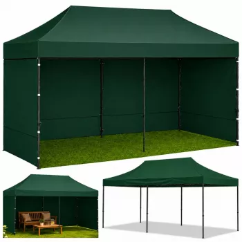 LEAN Express Garden Tent Catering Commercial Pavilion Green 3x6 M