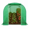 LEAN folijos tunelinis šiltnamis PRO rėmas 25mm 12x3x2m 36m² | cinkuotas plienas, UV-4 PE plėvelė, susukami langai