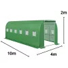 LEAN Garden plėvelinis tunelinis šiltnamis PRO karkasas 25MM 10x4x2M 40M²