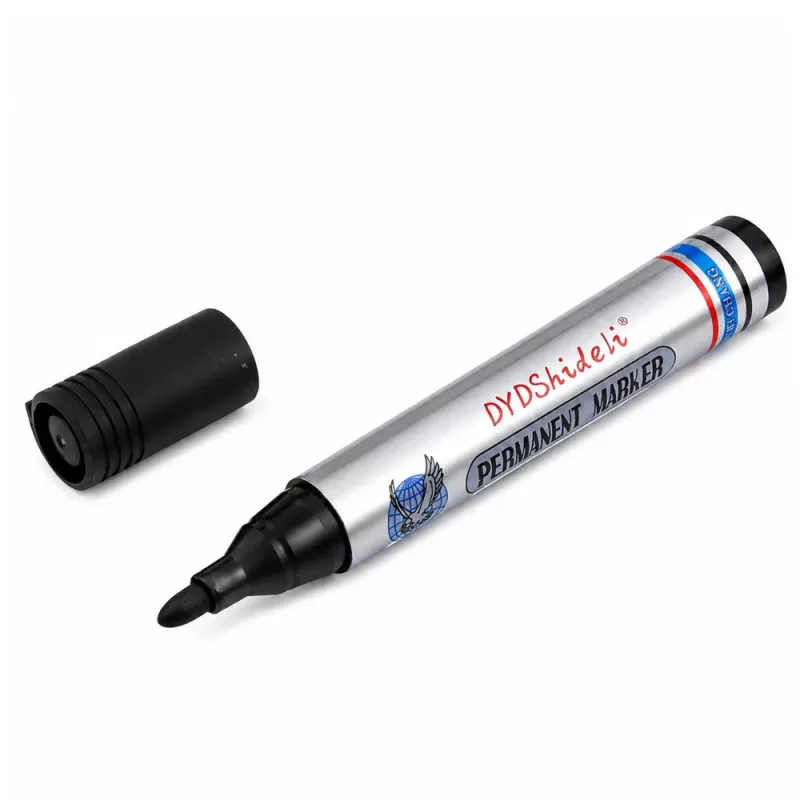 LEAN Permanent Marker Waterproof Chisel Tip Black 1 vnt.